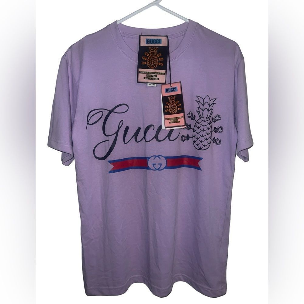 Gucci Pineapple Cotton T-Shirt